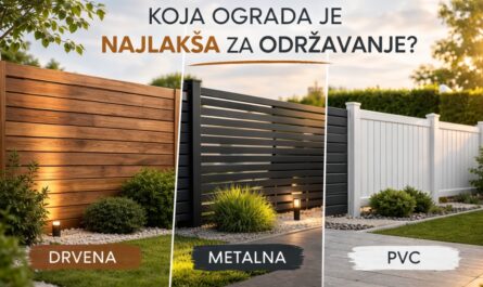 Drvena, metalna ili PVC ograda Vodič koja ograda je najlakša za održavanje